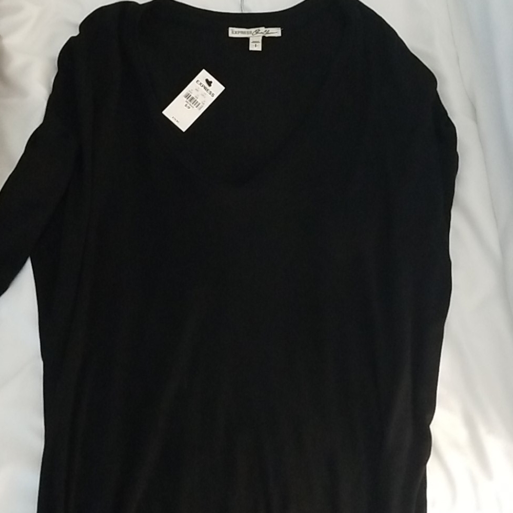 Express black vneck
